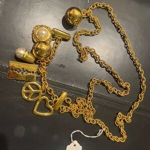 Mochichino by Redwall belt necklace runway Statement jewelry